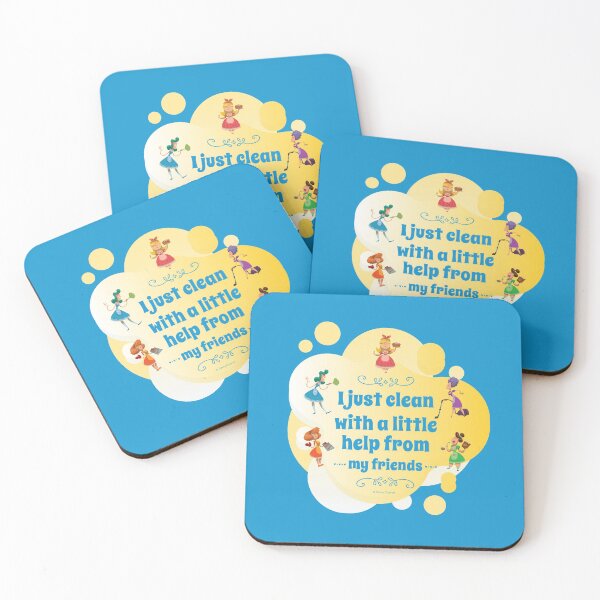 Item preview, I Clean With a Little Help From My Friends, Cleaning Humor designed and sold by SavvyCleaner.