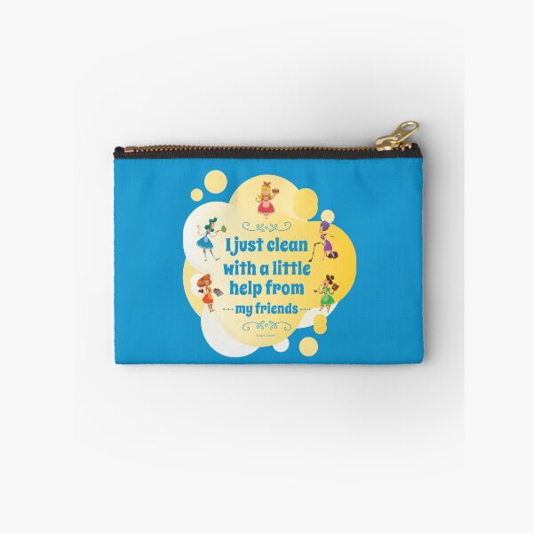 Item preview, I Clean With a Little Help From My Friends, Cleaning Humor designed and sold by SavvyCleaner.