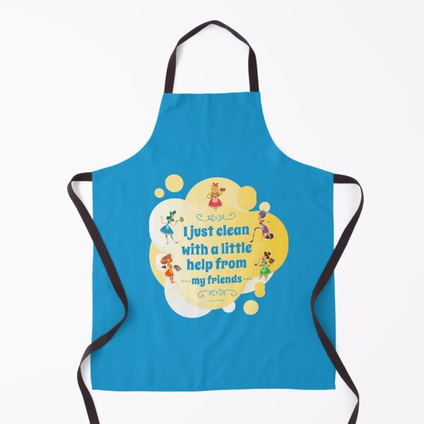 Item preview, I Clean With a Little Help From My Friends, Cleaning Humor designed and sold by SavvyCleaner.