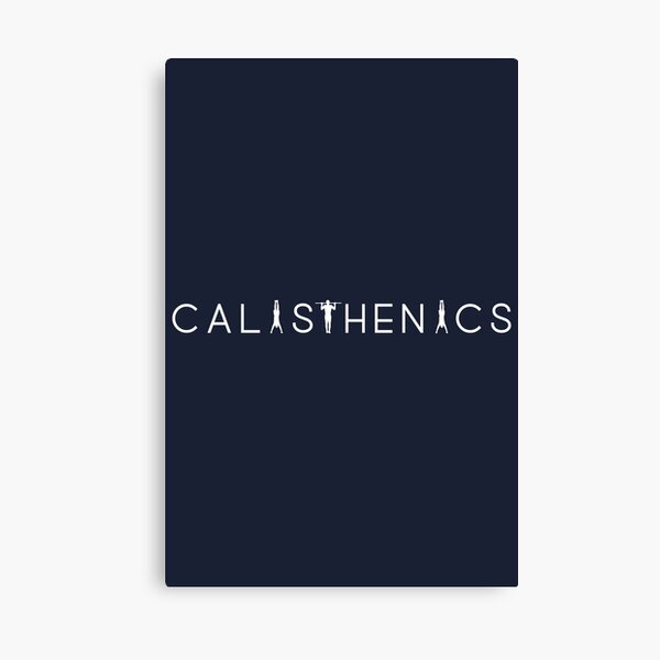 Calisthenics & Bodyweight design Canvas Print