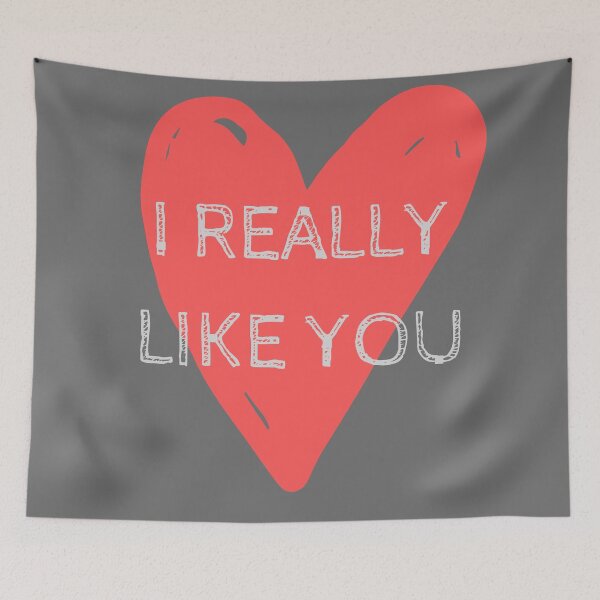Item preview, I Really Like You Typography designed and sold by Christie Olstad.