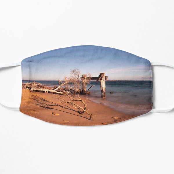 Cattle Jetty, Point Nepean National Park, Portsea, Mornington Peninsula, Victoria, Australia Flat Mask