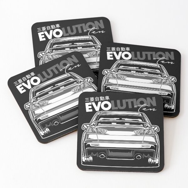 Item preview, Lancer Evolution X (White Print) designed and sold by idrdesign.