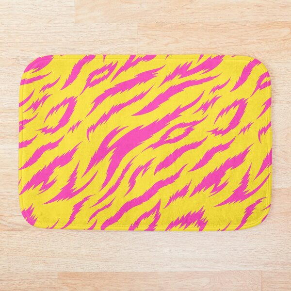 Item preview, yellow and pink animal print pattern designed and sold by Baaee.