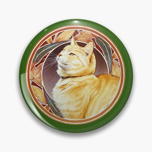 Item preview, ginger short hair tabby cat designed and sold by Trish Hart.
