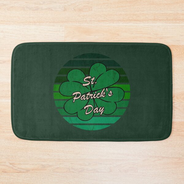 Artikelvorschau, 4 Blatt Klee Kleeblatt Retro St. Patrick's Day entworfen und verkauft von tpixx.