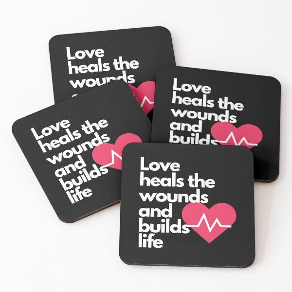 Item preview, Love heals the wounds and builds life - Cool Sticker designed and sold by joejiing.
