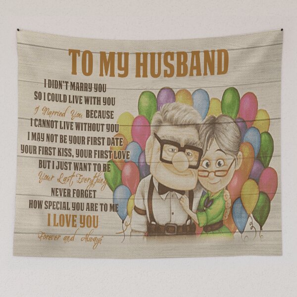 Item preview, Carl And Ellie To My Husband I Love You Forever And Always, Valentines Gift For Husband designed and sold by Wonmater.