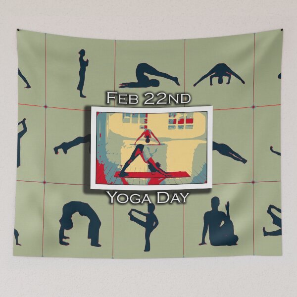 Item preview, I LOVE INTERNATIONAL YOGA DAY designed and sold by REALDesign-Shop.