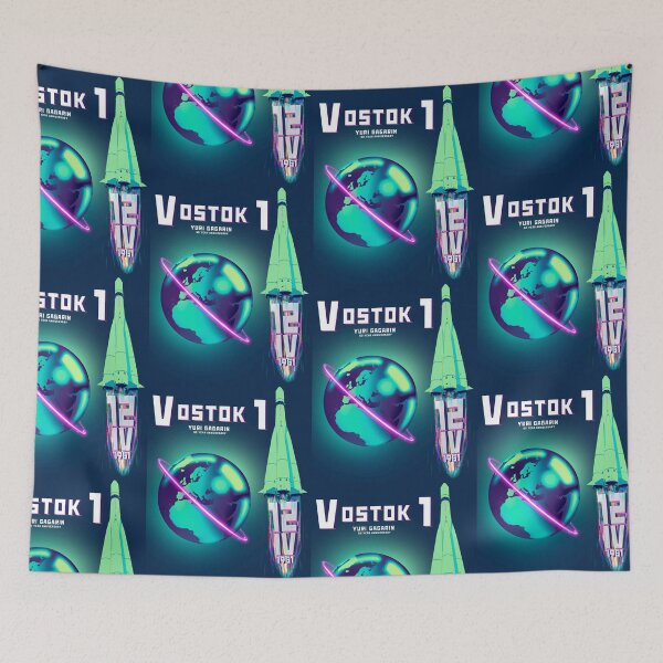 Item preview, Vostok 1 Anniversary Design designed and sold by ScienceNStuff.