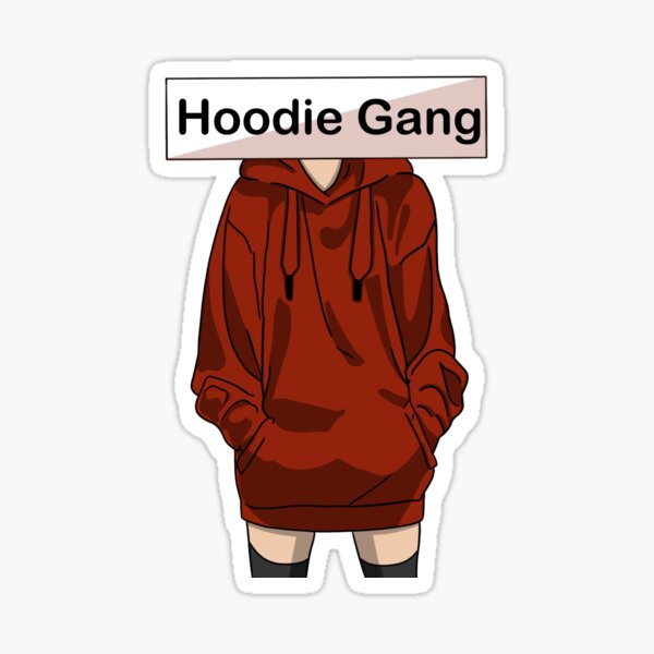 "Hoodie Gang burnt Orange" Sticker for Sale by huygheemma Redbubble