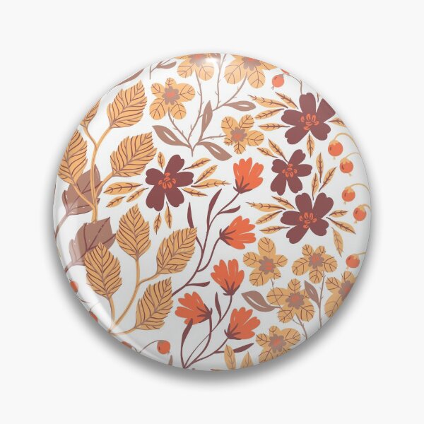 Item preview, Autumn Leaves And Flower Pattern  designed and sold by SwePattern.