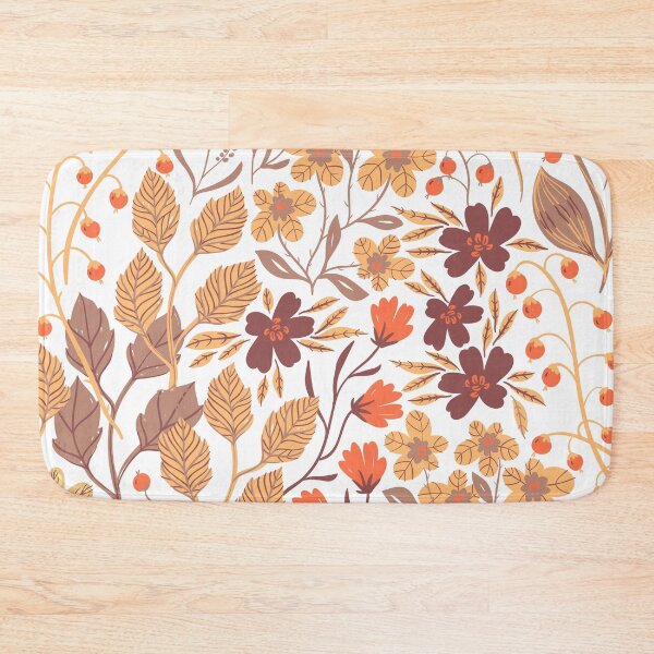 Item preview, Autumn Leaves And Flower Pattern  designed and sold by SwePattern.