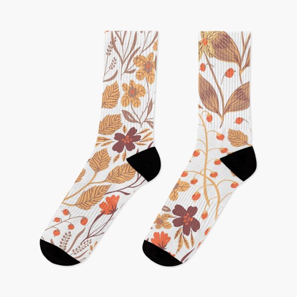 Item preview, Autumn Leaves And Flower Pattern  designed and sold by SwePattern.