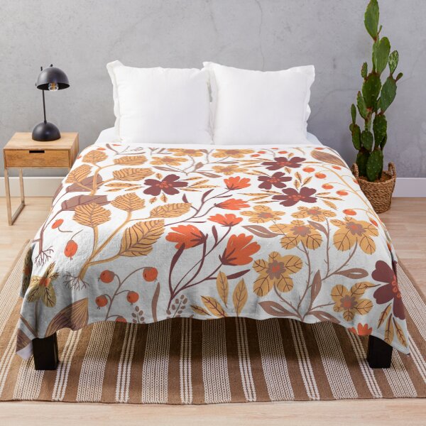 Item preview, Autumn Leaves And Flower Pattern  designed and sold by SwePattern.