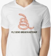 BREAD N KETCHUP Men's V-Neck T-Shirt