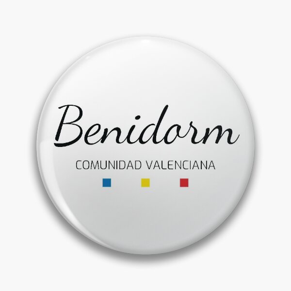 Item preview, Benidorm, Valencian Community calligraphy graphic designed and sold by crispy-prints.