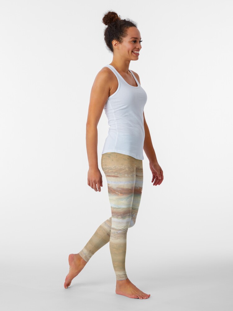 Jupiter Planetary Surface Texture  Leggings for Sale by stacree