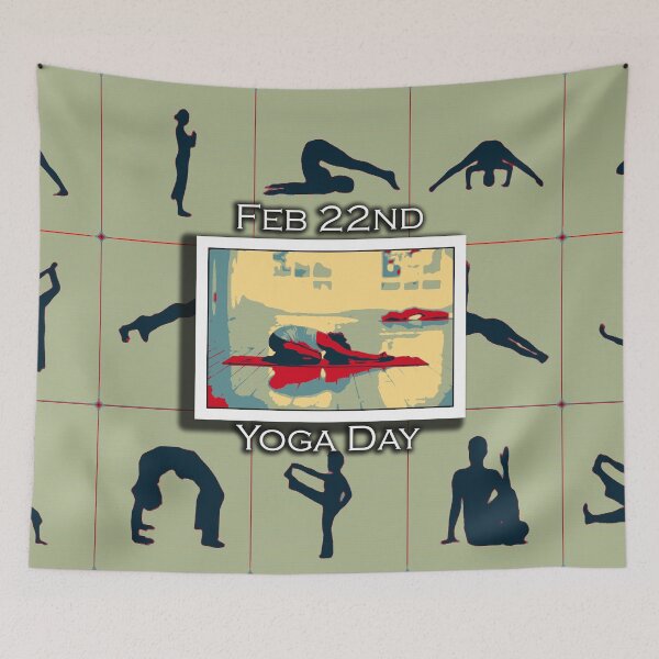 Item preview, I LOVE INTERNATIONAL YOGA DAY designed and sold by REALDesign-Shop.