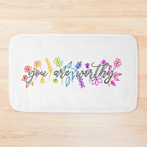Item preview, You Are Worthy (Pride) designed and sold by lineandlunar.