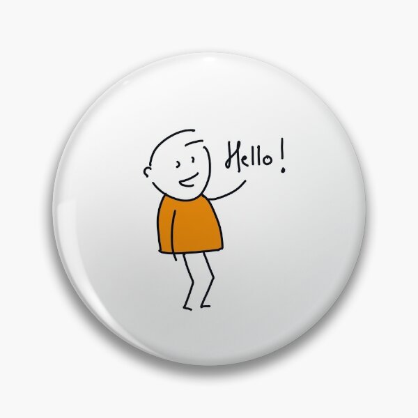 Item preview, Line Boy Cartoon - Hello designed and sold by mazlan.