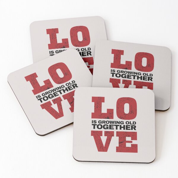 Item preview, Love is Growing Old Together designed and sold by KewaleeTee.