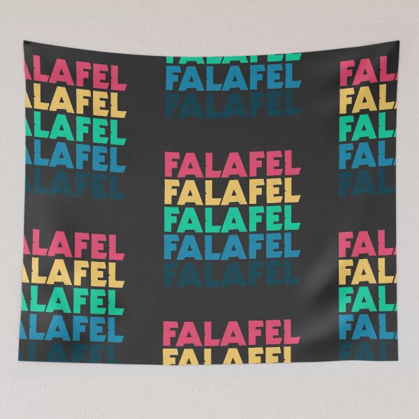 Artikelvorschau, Falafel-Wiederholung - bunt entworfen und verkauft von Chubuter.
