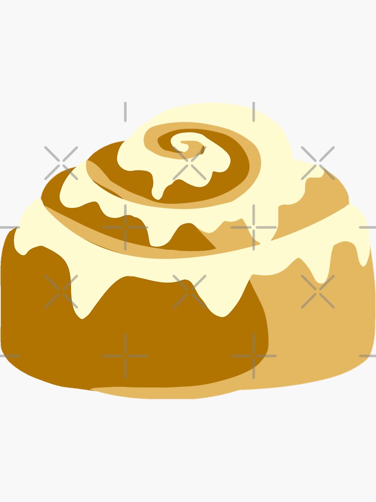 Delicious Cinnamon Roll Sticker