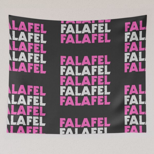Artikelvorschau, Falafel-Wiederholung - Pink entworfen und verkauft von Chubuter.