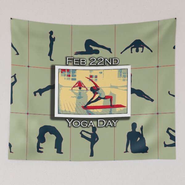 Item preview, I LOVE INTERNATIONAL YOGA DAY designed and sold by REALDesign-Shop.