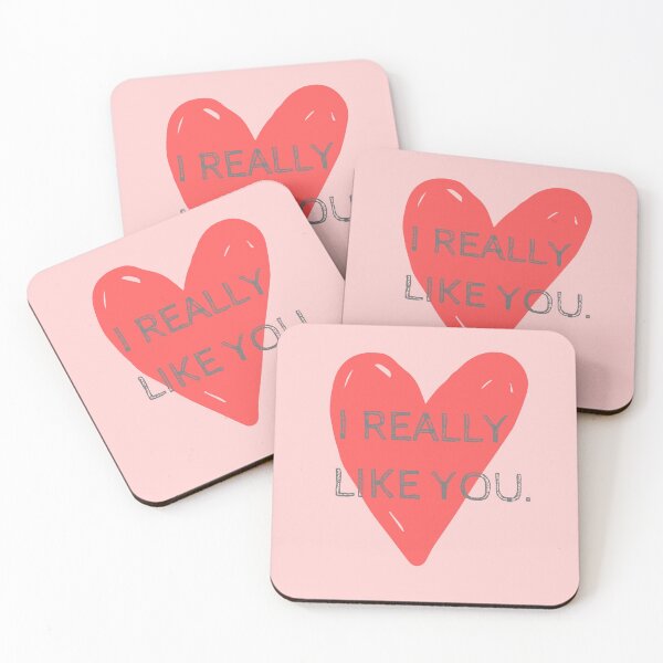 Item preview, I Really Like You Pink Typography designed and sold by Christie Olstad.