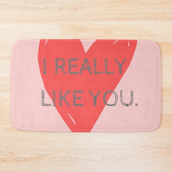 Item preview, I Really Like You Pink Typography designed and sold by Christie Olstad.