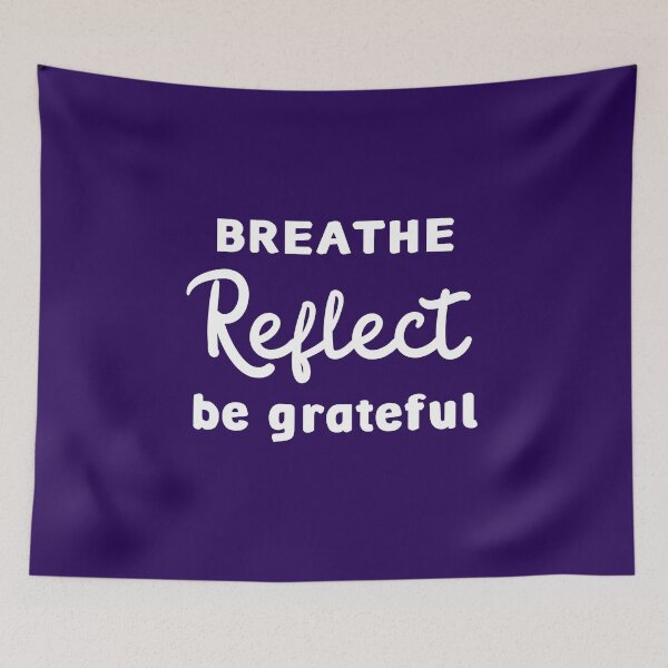 Item preview, Breathe, Reflect, Be Grateful Meditation designed and sold by sunnybandana.