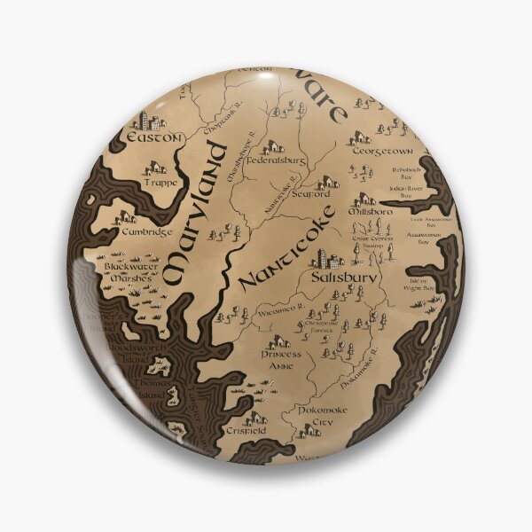Item preview, Delmarva Fantasy Map designed and sold by Daniel Swain Creations.