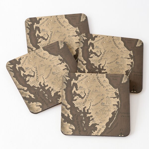 Item preview, Delmarva Fantasy Map designed and sold by Daniel Swain Creations.