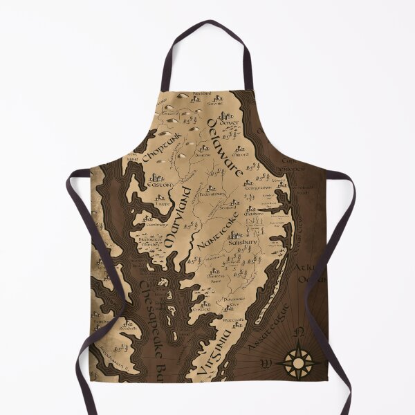 Item preview, Delmarva Fantasy Map designed and sold by Daniel Swain Creations.