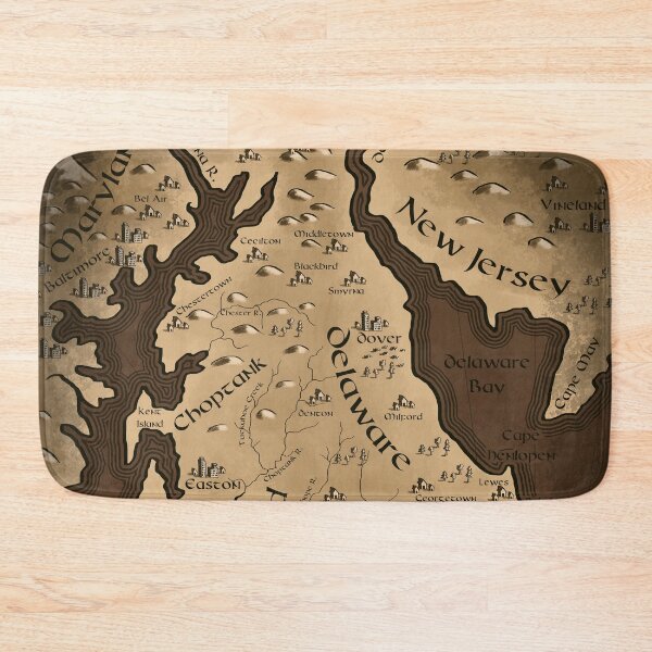 Item preview, Delmarva Fantasy Map designed and sold by Daniel Swain Creations.