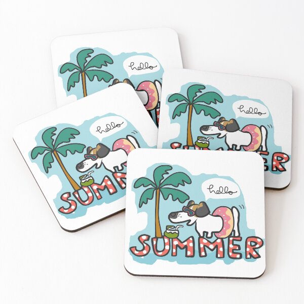 Item preview, summer time on vacation dog lovers T-Shirt designed and sold by deepakrode7.
