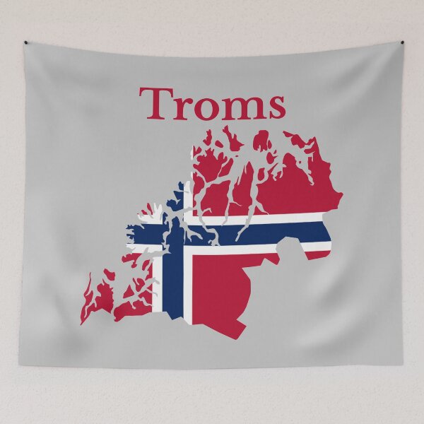 Item preview, Troms County Map, Norwegian County, Norway. designed and sold by marosharaf.
