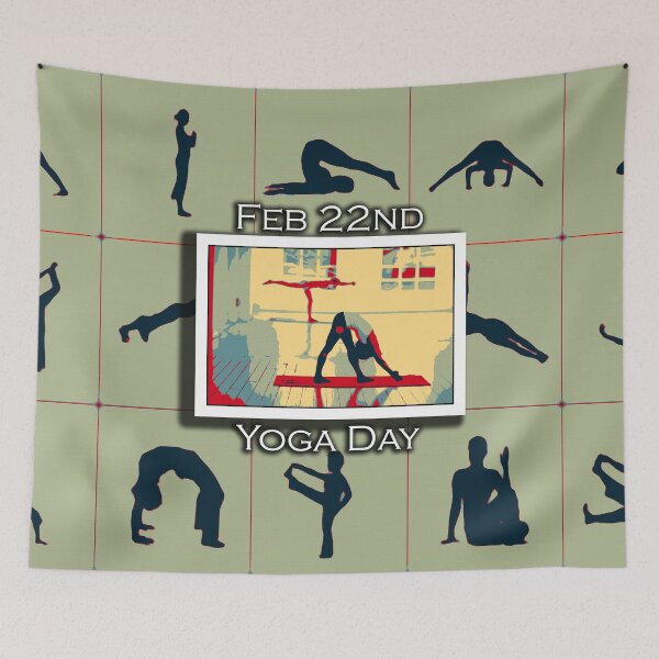 Item preview, I LOVE INTERNATIONAL YOGA DAY designed and sold by REALDesign-Shop.
