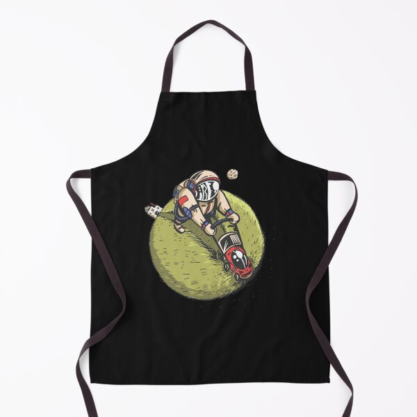 Item preview, Lawn mower mowing lawn astronaut planet moon designed and sold by DerSenat.