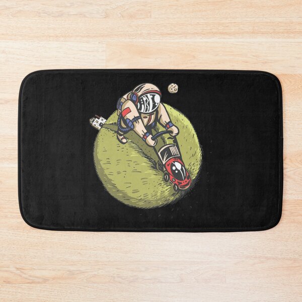 Item preview, Lawn mower mowing lawn astronaut planet moon designed and sold by DerSenat.