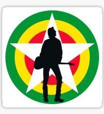 Strummervile silhouette Sticker