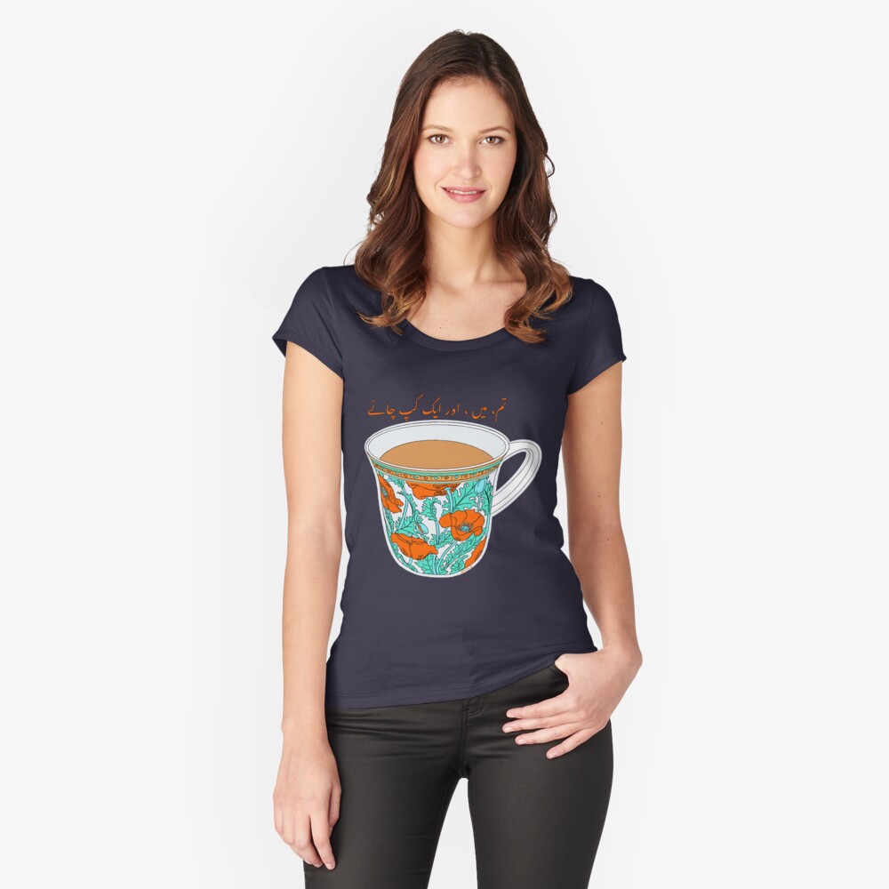 Item preview, Fitted Scoop T-Shirt designed and sold by daniashoaib.