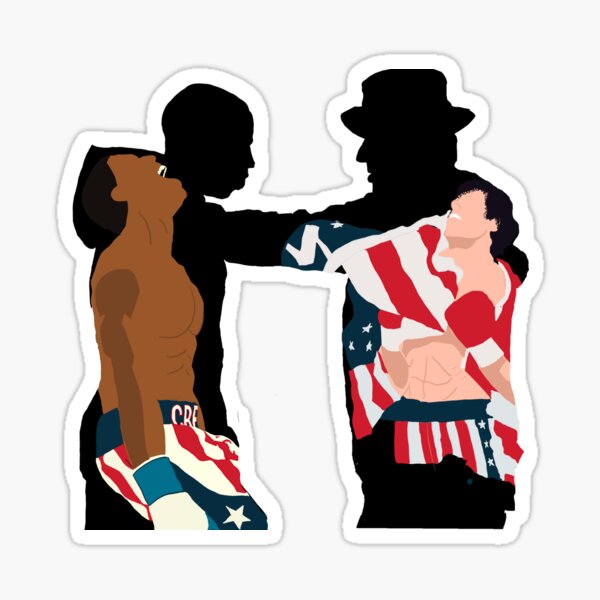 Creed y Rocky Pegatina