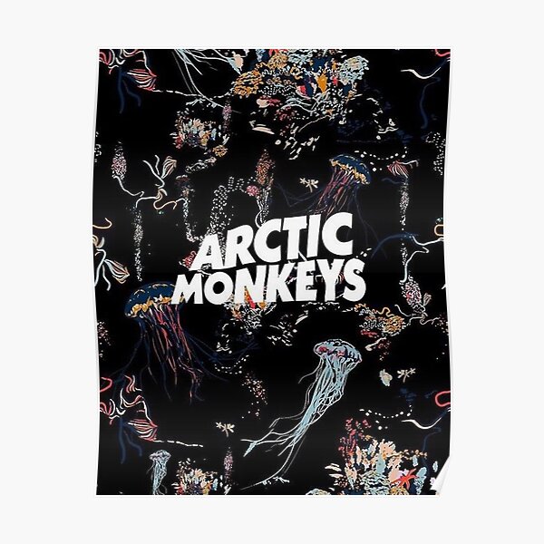 Mushrooms Monkeys Poster