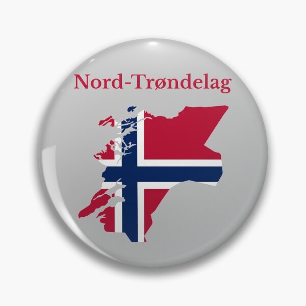 Item preview, Nord Trondelag County Map, Norwegian County, Norway. designed and sold by marosharaf.