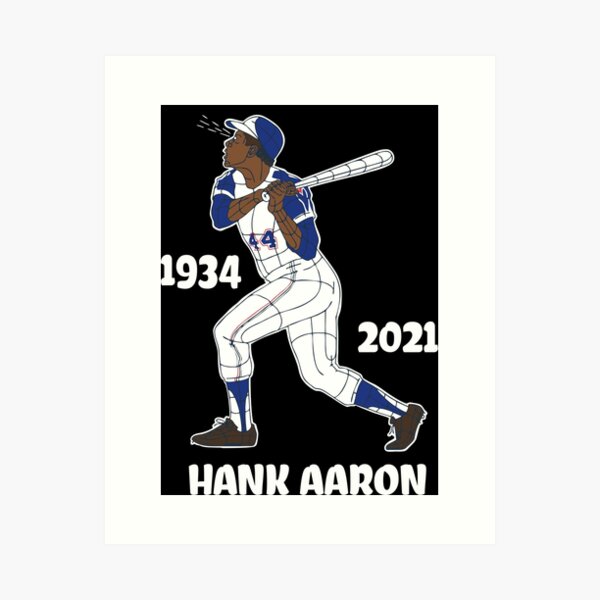 Art Prints | Historic Black Athlete | Hank Aaron | Sam Singh