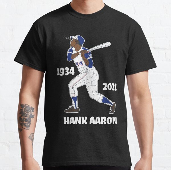 Hank Aaron in Atlanta Braves American Baseball Champion T-Shirt -  Guineashirt Premium ™ LLC