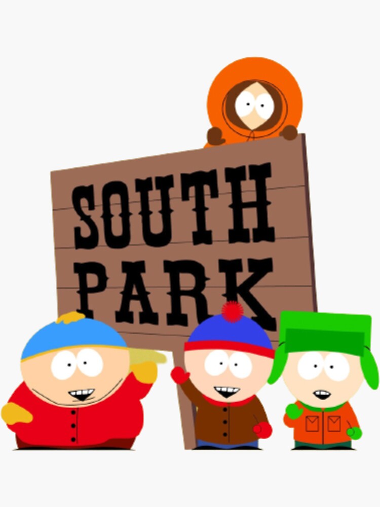 South Park Sticker for Sale by BlueParadox